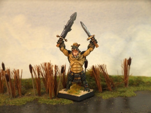 Sebeki warrior converted from the musician figure